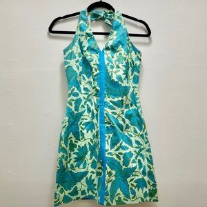 NEW | TIBI | Floral Halter Dress